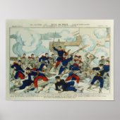 Generaal Ducrot bij de slag om Champigny Poster (Voorkant)