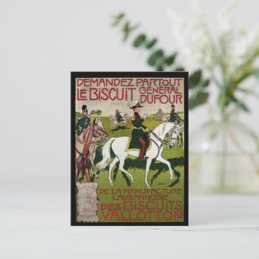 Generaal Dufour Flour le Biskaje 1899 Briefkaart (Staand voorkant)