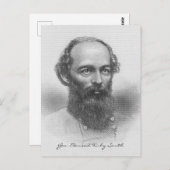 Generaal Edmund Kirby Smith Briefkaart (Voorkant / Achterkant)