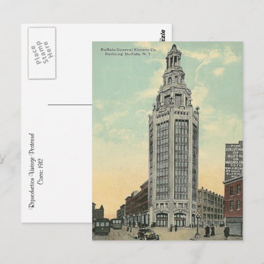 -generaal Electric Buffalo, New York Briefkaart (Voorkant / Achterkant)