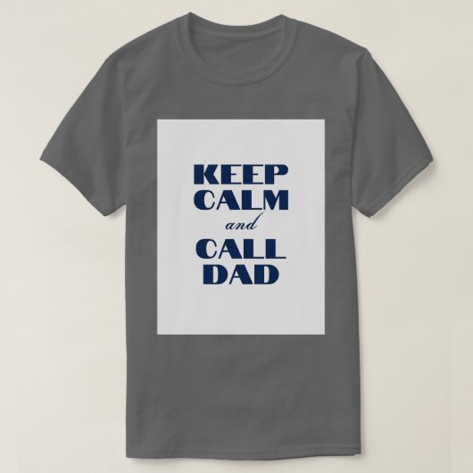 Generaal Fatherx27s Dag T-shirt (Design voorkant)