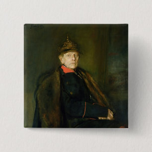 Generaal Fieldmarshal Helmuth Graf von Moltke Vierkante Button 5,1 Cm