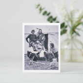 Generaal George A. Custer (1839-76) met zijn India Briefkaart (Staand voorkant)