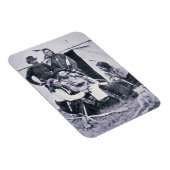 Generaal George A. Custer (1839-76) met zijn India Magneet (Rechterzijde)