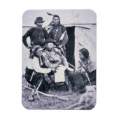 Generaal George A. Custer (1839-76) met zijn India Magneet (Verticaal)