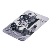 Generaal George A. Custer (1839-76) met zijn India Magneet (Linkerzijde)