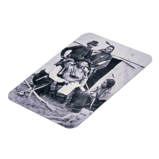 Generaal George A. Custer (1839-76) met zijn India Magneet (Linkerzijde)