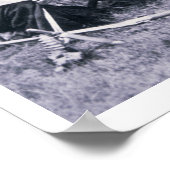 Generaal George A. Custer (1839-76) met zijn India Poster (Hoek)