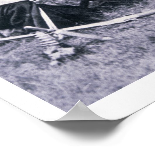 Generaal George A. Custer (1839-76) met zijn India Poster (Hoek)