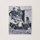 Generaal George A. Custer (1839-76) met zijn Indië Legpuzzel (Verticaal)