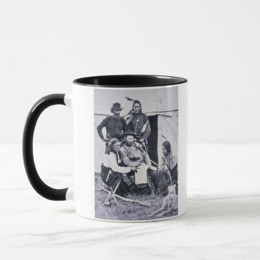 Generaal George A. Custer (1839-76) met zijn Indië Mok (Links)
