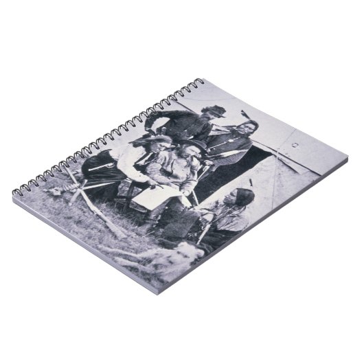 Generaal George A. Custer (1839-76) met zijn Indië Notitieboek (Linkerzijde)