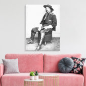 Generaal George A. Custer (foto) Canvas Afdruk (Insitu (Woonkamer))