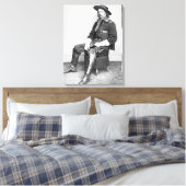 Generaal George A. Custer (foto) Canvas Afdruk (Insitu (Slaapkamer))