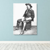 Generaal George A. Custer (foto) Canvas Afdruk (Insitu (Houten vloer))