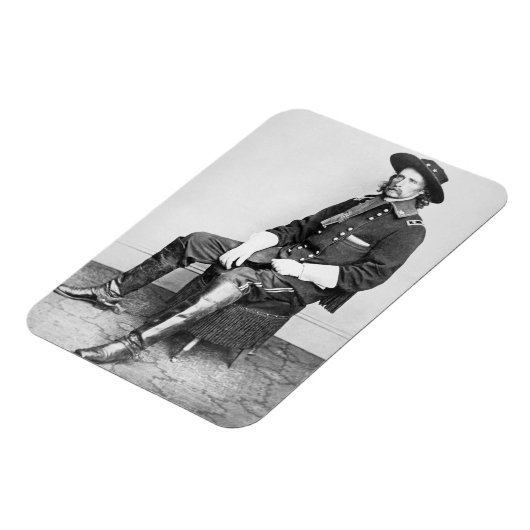 Generaal George A. Custer (foto) Magneet (Linkerzijde)
