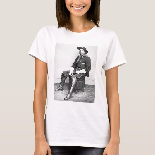 Generaal George A. Custer (foto) T-shirt (Voorkant)