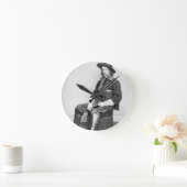 Generaal George A. Custer (foto van B/W) Ronde Klok (Huis)