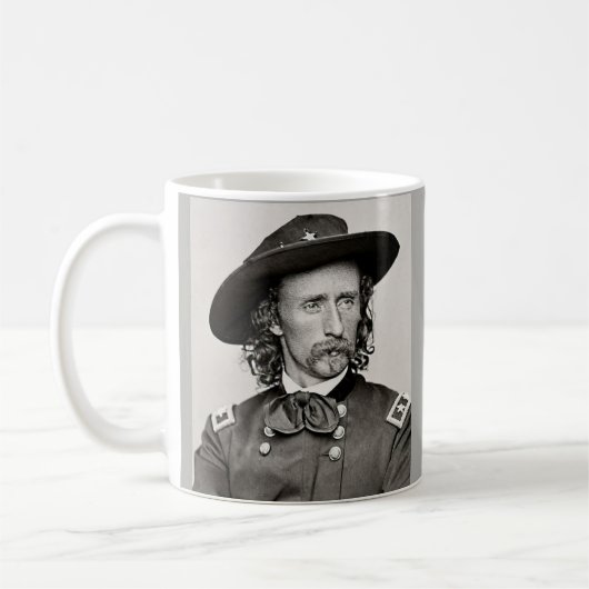 Generaal George Armstrong Custer 7th Cavalry Mok (Links)