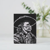 Generaal George Armstrong Custer Briefkaart (Staand voorkant)