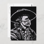 Generaal George Armstrong Custer Briefkaart (Voorkant / Achterkant)