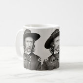 Generaal George Armstrong Custer door Charles Mead Koffiemok (Voorkant links)