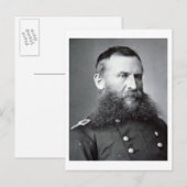 Generaal George Crook (foto van B/W) Briefkaart (Voorkant / Achterkant)