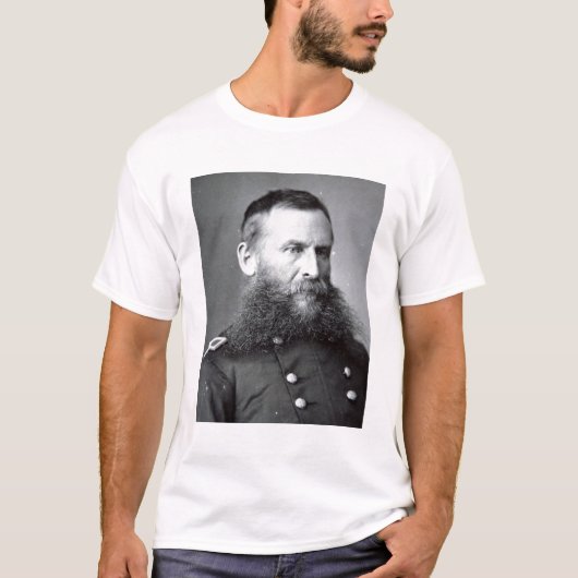 Generaal George Crook (foto van B/W) T-shirt (Voorkant)
