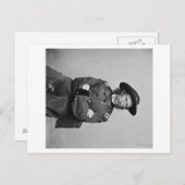 Generaal George Custer Foto #1 Briefkaart (Voorkant / Achterkant)