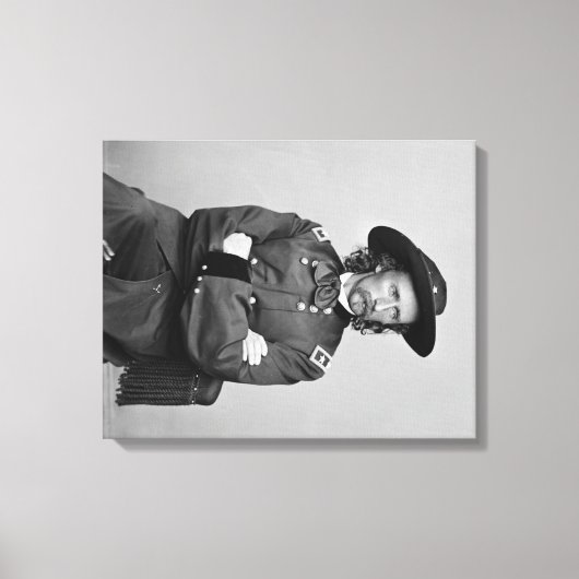 Generaal George Custer Foto #1 Canvas Afdruk (Voorkant)
