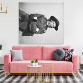 Generaal George Custer Foto #1 Canvas Afdruk (Insitu (Woonkamer))