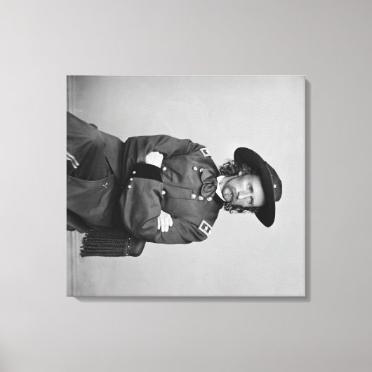 Generaal George Custer Foto #1 Canvas Afdruk (Voorkant)