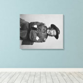 Generaal George Custer Foto #1 Canvas Afdruk (Insitu (Houten vloer))