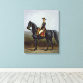 Generaal George Ernest Boulanger Canvas Afdruk (Insitu (Houten vloer))