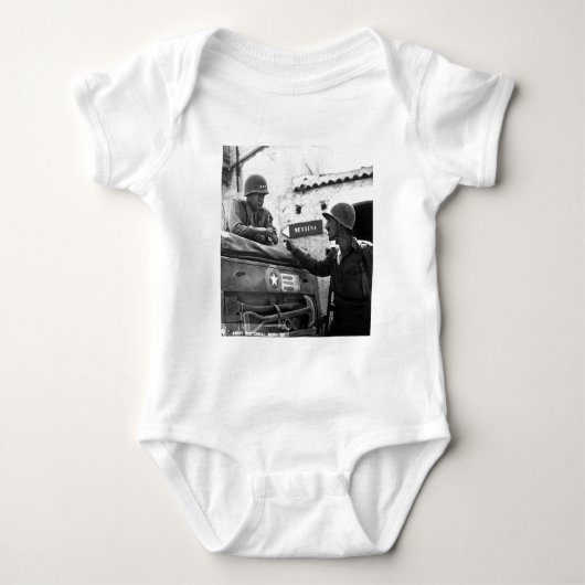 Generaal George S. Patton en Kolonel Lyle Bernard Romper (Voorkant)