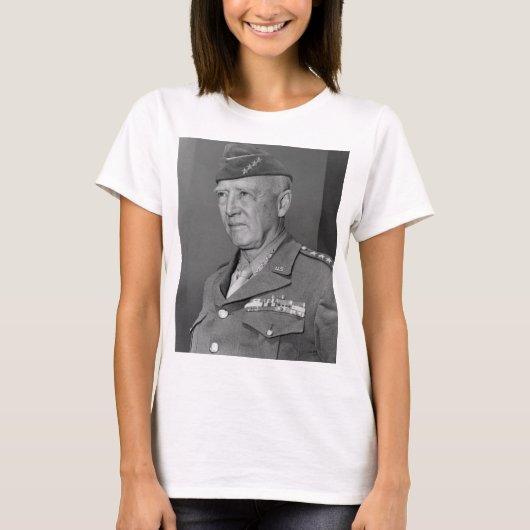 Generaal George S Patton T-shirt (Voorkant)