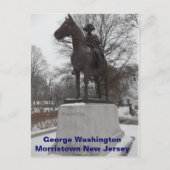 Generaal George Washington bij Morristown Briefkaart (Voorkant)