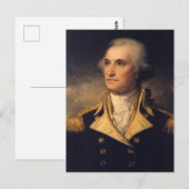 Generaal George Washington Briefkaart (Voorkant / Achterkant)