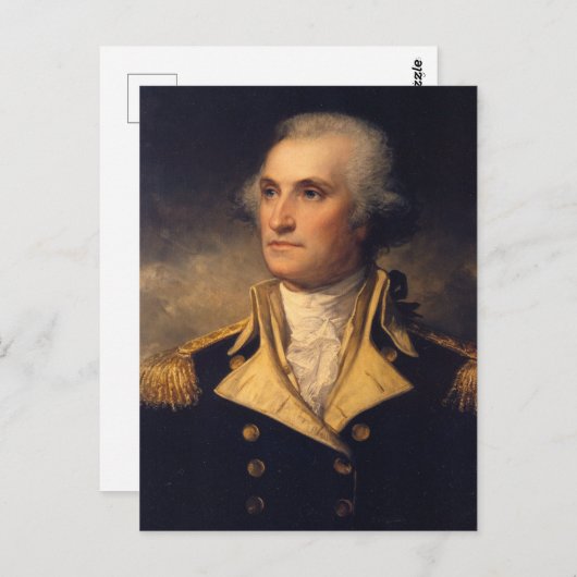 Generaal George Washington Briefkaart (Voorkant / Achterkant)