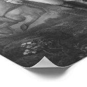 Generaal George Washington in een eenvormige litho Poster (Hoek)