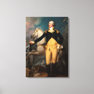 Generaal George Washington in Trenton Canvas Afdruk