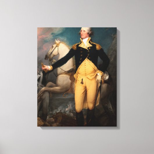Generaal George Washington in Trenton Canvas Afdruk (Voorkant)