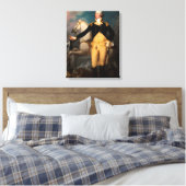 Generaal George Washington in Trenton Canvas Afdruk (Insitu (Slaapkamer))