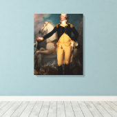 Generaal George Washington in Trenton Canvas Afdruk (Insitu (Houten vloer))