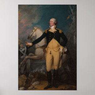 Generaal George Washington in Trenton Poster