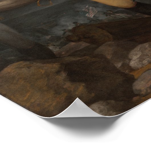 Generaal George Washington in Trenton Poster (Hoek)