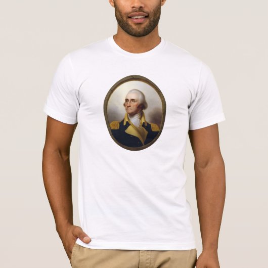 Generaal George Washington Porthole Painting T-shirt (Voorkant)