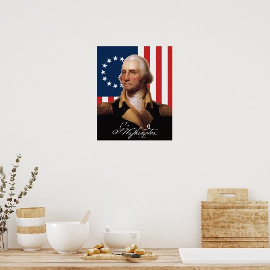 Generaal George Washington Poster (Keuken)