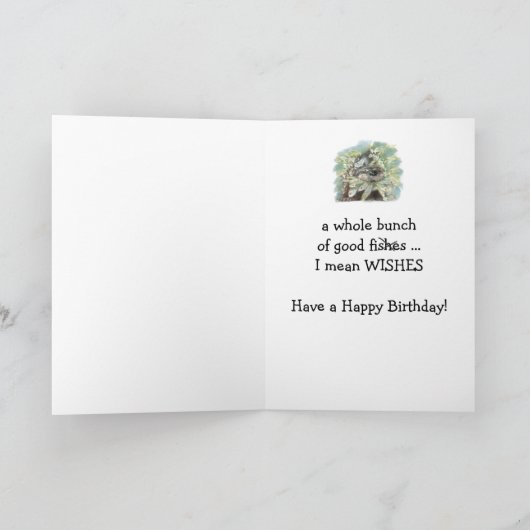 Generaal Humor Cute Waterverf Otter Art Kaart (Binnen)