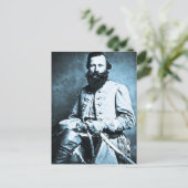 Generaal J.E.B. Stuart American War Hero Briefkaart (Staand voorkant)